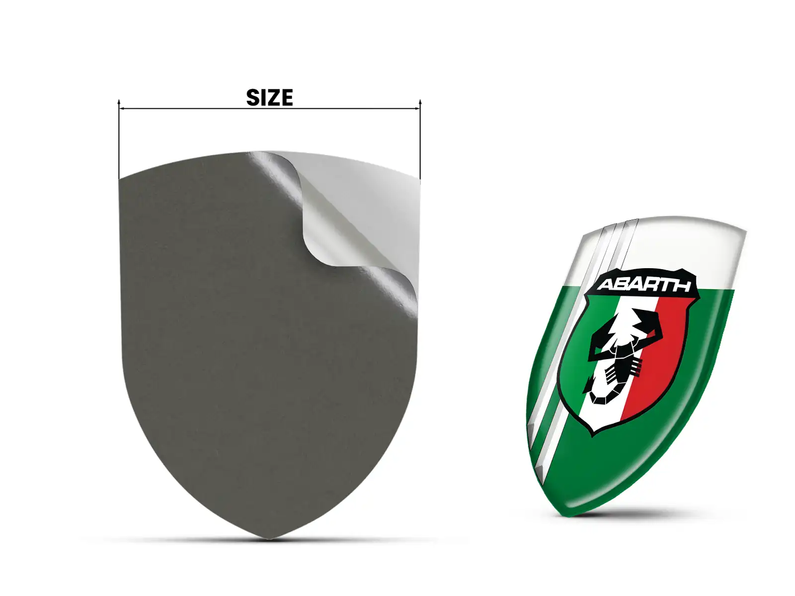 Fiat Abarth Car Silicone Logo Max Resilient Elegant Pro Performance